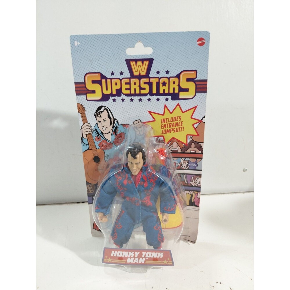 Mattel WWF/E Superstars Honky Tonk Man Wrestling Action Figure w/box